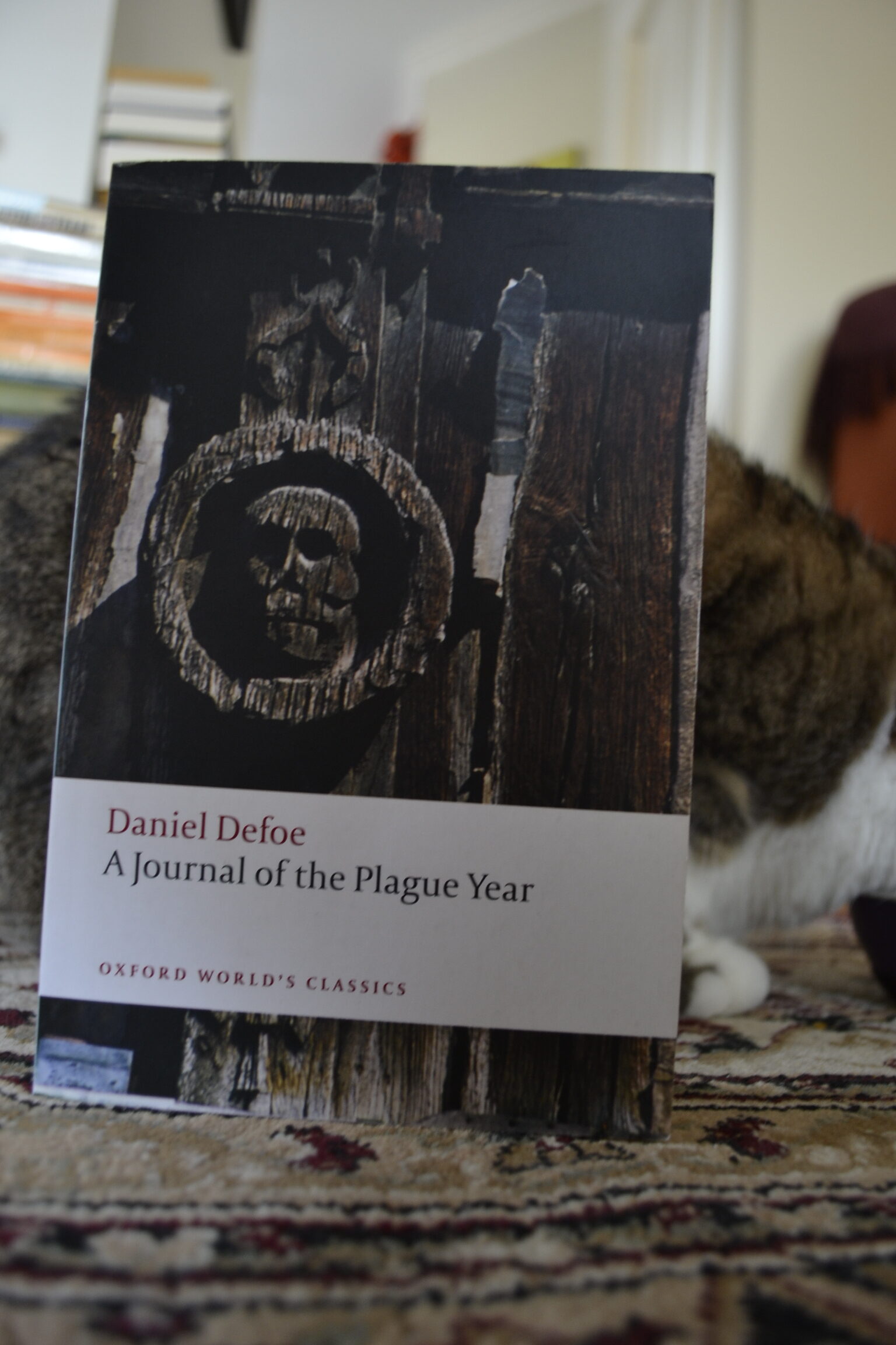 A Journal of a Plague Year and a tabby cat.