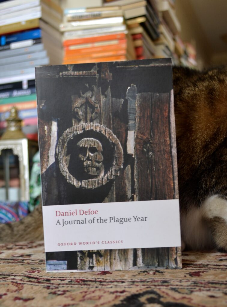 A Journal of a Plague Year and a tabby cat.