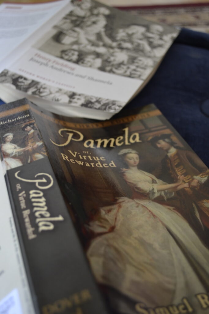 Pamela, or Virtue Rewarded, Shamela and Joseph Andrews.